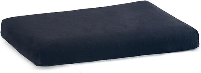 Detachable Memory Foam Seat Cushion Rectangle Bar Stool Cushions Non-Slip Dining Seat Cushion Chair Pads with Ties Kitchen Bench Stool Cushions 14"x10" Black Black