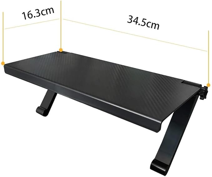 YINOVEEN 13'' TV Top Shelf, Adjustable Screen Mount Organizer (1 Pack), for Soundbar, Cable Box, Speakers, up to 11 LBS