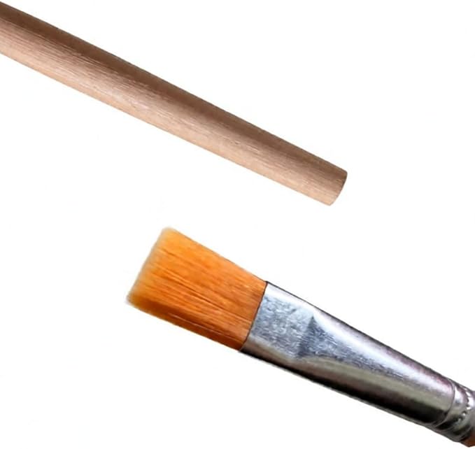 Wood Handle Anti-Static Brushes for Keyboard, Electronic Component Cleaning, Also Versatile for Paints, Stains, 24pcs