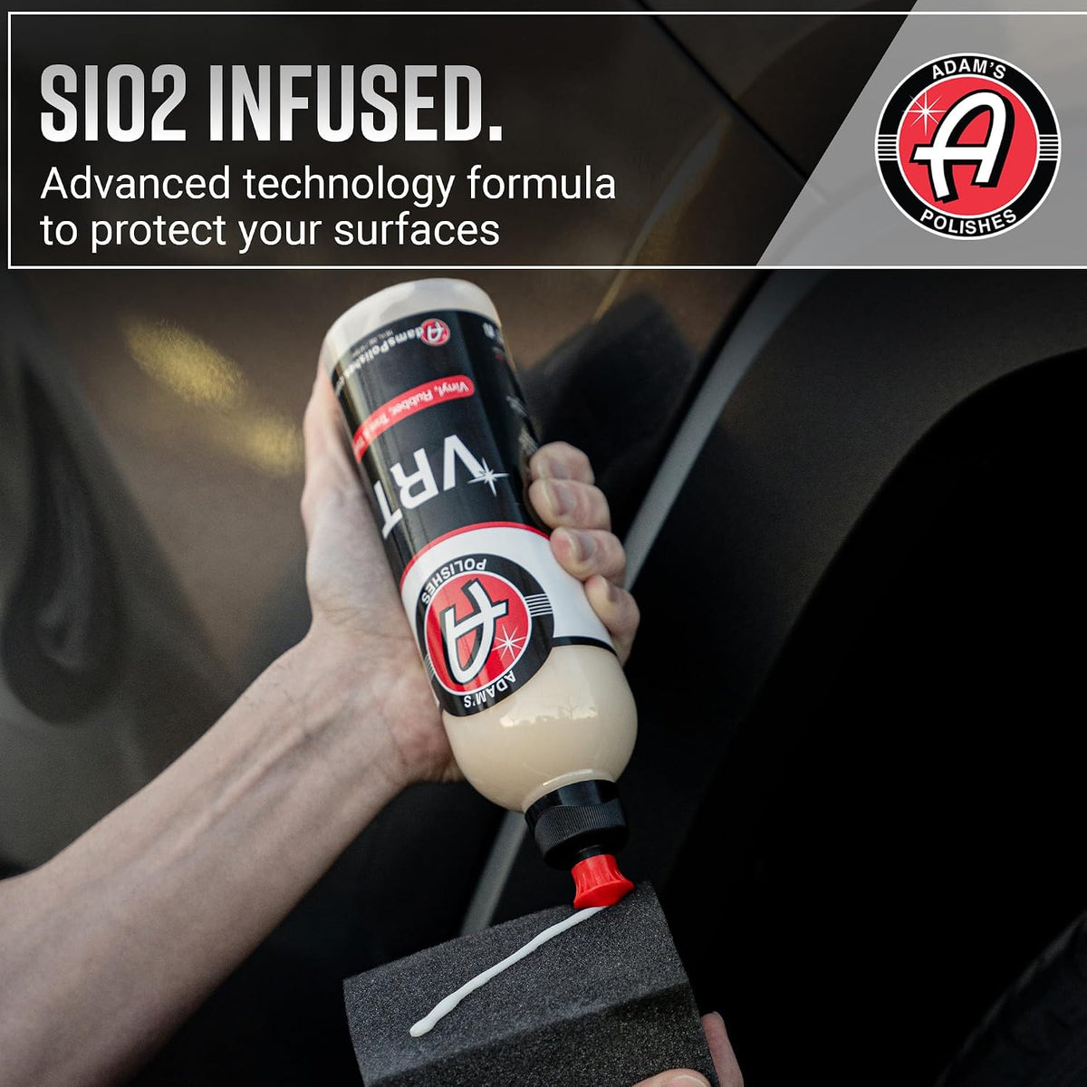 VRT Combo - Vinyl, Rubber and Plastic Non-Greasy Long Lasting Super Shine Dressing for Tires, Trim and More, Safe for Cars, Trucks, Suvs, Rvs & More
