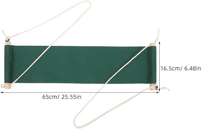 Abaodam Foot Hammock Under Desk Foot Rest Adjustable Hanging Footrest Portable for Office and Airplane Travel Green