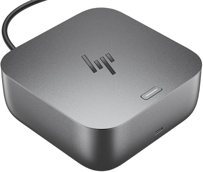 HP 100W G6 Thunderbolt 4 Dock Port Replicator Bundle with DKZ Hub 9X472UT#ABA (Universal Thunderbolt/USB-C Docking Station, Data Transfers to Any Brand Laptop, Single Cable for Charging)