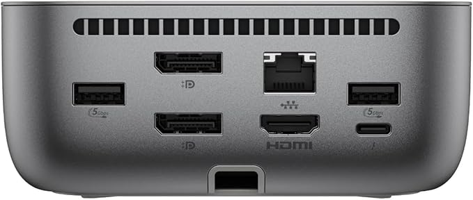 HP 100W G6 Thunderbolt 4 Dock Port Replicator Bundle with DKZ Hub 9X472UT#ABA (Universal Thunderbolt/USB-C Docking Station, Data Transfers to Any Brand Laptop, Single Cable for Charging) 2 Pack