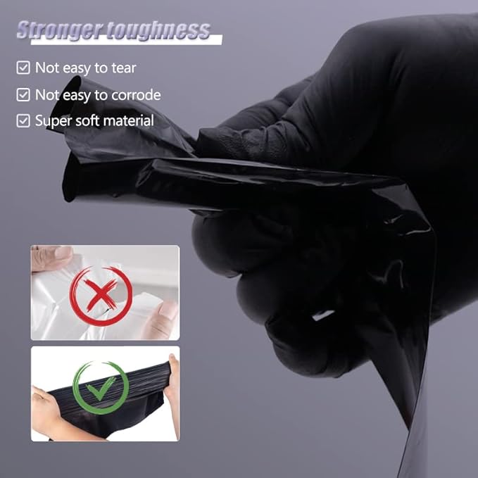 125pcs Pen Bags - Tattoo Cord Sleeves Black Clip Cord Covers Wrap
