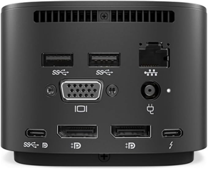 HP Thunderbolt Dock 230W G2 with Combo Cable 3TR87UT 3TR87UT#ABA 3TR87UTR Docking Station and Charging Bundle w/ 230W Power Supply, HDMI Cable, USB-C Cable, 4K DisplayPort to HDMI Adapter