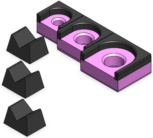 MagAttach Ratchet Organizer Kit (3 Piece Set, Pink/Black)