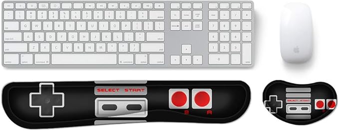 Keyboard Wrist Rest Pad and Mouse Wrist Support for Office, Game,Computer, Laptop, Pain Relief Memory Foam Wrist Rest Set (WRT-05)