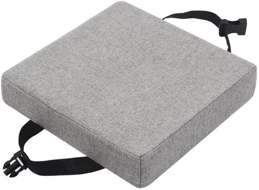 11/12/14/16 Inch Stool Cushion Square with Ties, Non-Slip Square Seat Cushion for bar stools with Machine Washable Cover(1,16x16x2in/40x40x5cm)