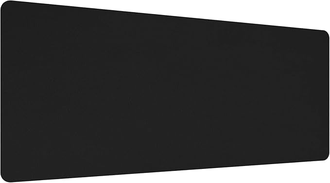 PATIKIL 35"x18" Desk Mat Protector, PVC Non-Slip Waterproof Mouse Pad Writing Mat for Office Home, Black