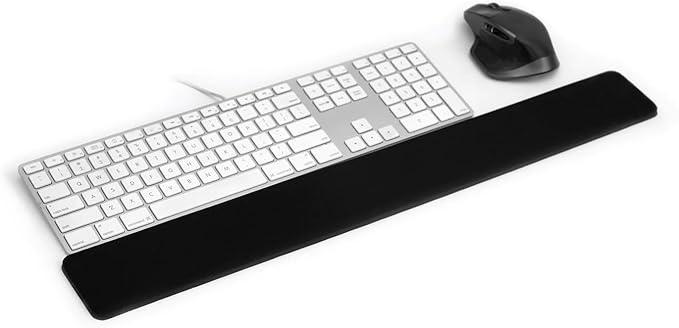 GRIFITI Slim Wrist Pad 24" x 3" x 0.25" - Ergonomic Keyboard & Mousepad Wrist Rest Support for Slim Keyboard with Mouse, Trackball or Trackpad