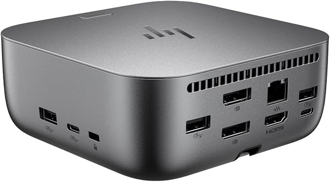 HP 100W G6 Thunderbolt 4 Dock Port Replicator Bundle with DKZ Hub 9X472UT#ABA (Universal Thunderbolt/USB-C Docking Station, Data Transfers to Any Brand Laptop, Single Cable for Charging) 10 Pack