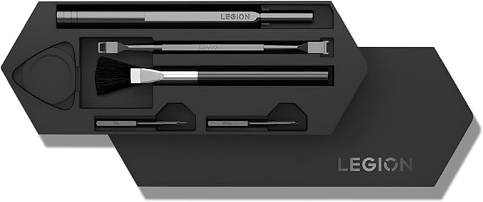 Lenovo Legion Cleaning & Tool Kit, Durable Tools to Maintain The Performance of Your Legion PC, Storage Case and Cleaning Cloth Included