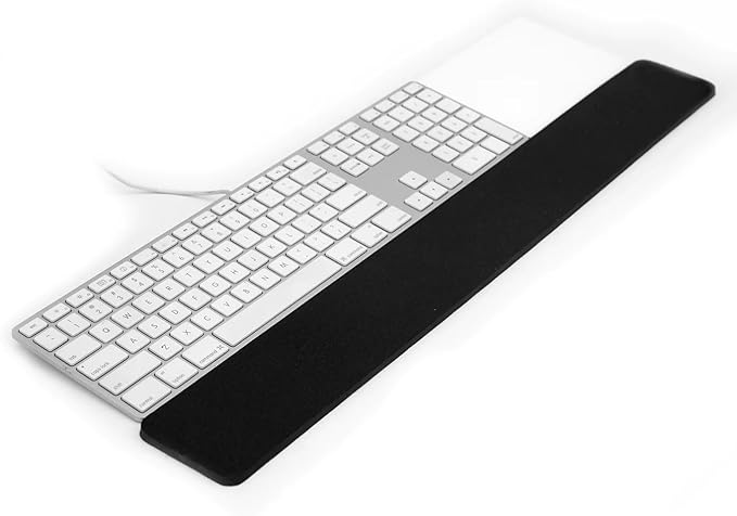 GRIFITI Slim Wrist Pad 24" x 3" x 0.25" - Ergonomic Keyboard & Mousepad Wrist Rest Support for Slim Keyboard with Mouse, Trackball or Trackpad