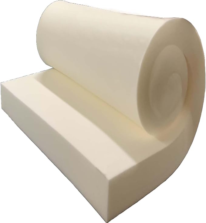 GoTo Foam 2" Height x 24" Width x 72" Length 36ILD (Semi-Firm) Upholstery Cushion Made in USA