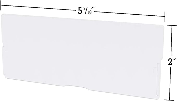 Akro-Mils 40717 Length Dividers for Plastic Storage Hardware and Craft Cabinet Large Drawers, 6 count Clear (Pack of 12)
