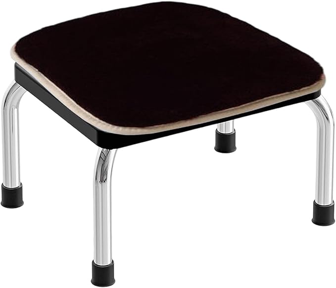 Anti-Slip Seat Cushions with Ties, Plush Dining Chair Pads, Durable Foam Cushions, Universal Stool Padding, Indoor-Outdoor Seat Cushions(Brown,Rectangular 14X18in)
