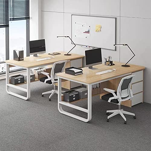Modern Computer Desk with Storage Compartments & 3 Drawers - Stylish Home Office Furniture for Workspace, Study, and Gaming,Black Walnut-39 in