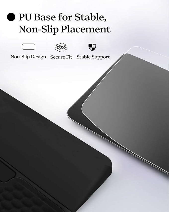 Wrist Rest for Computer Keyboard, 2 in 1 Keyboard Wrist Support Pad, Memory Foam Keyboard Riser Holder Lift Tray with Wrist Pad for Easy Typing for Office Desk, Home, School (Black)