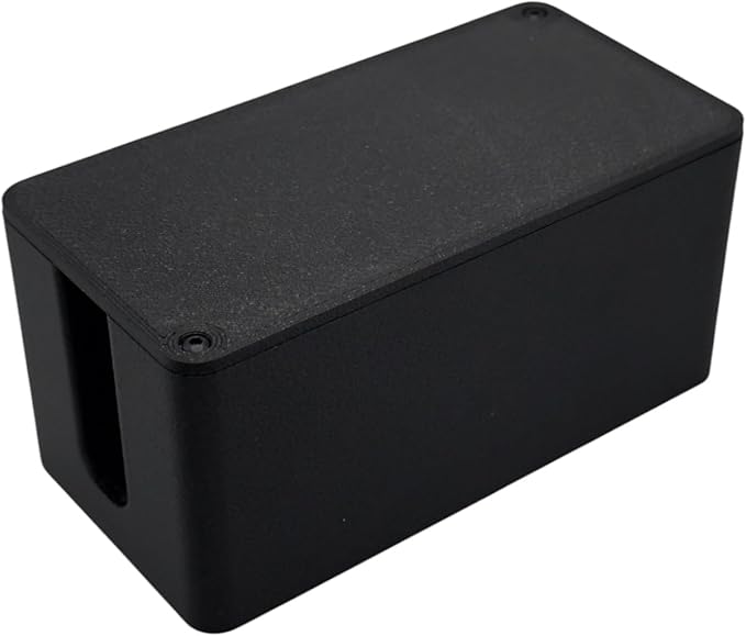 Cable Management Box for Sim Racing Rigs 8020 and 8040 Aluminum Profile Organizer by Pro Sim Racing Two Sizes Hardware Included Made in USA (Standard)