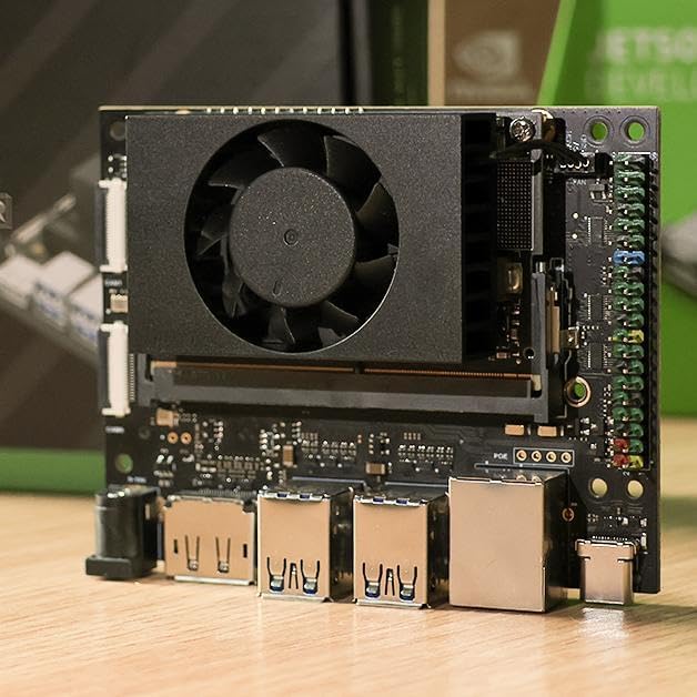 Yahboom Jetson Orin Nano 4GB Artificial Intelligence Computer Starter Development Kit with Acrylic Case ROS2 Programming (Orin Nano 4GB SUB Basis Kit)