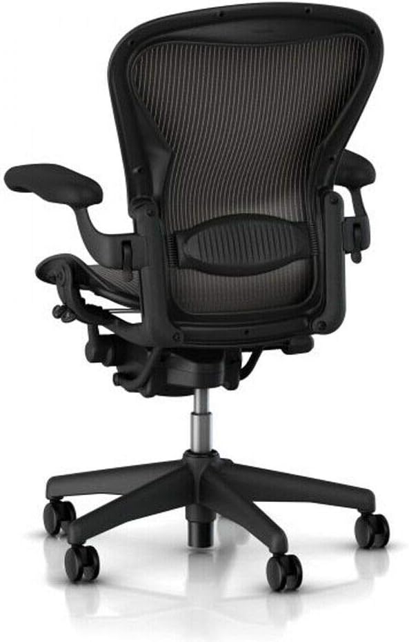 MingYi.office Lumbar Support Pad Replacement for Herman Miller Classic Aeron Chair Office Chair - Graphite/Black - Size B