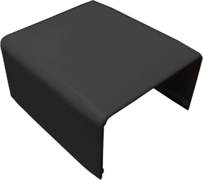 Electriduct Joint Cover for (MED1) Medium Raceway Wall Wire Concealer and Cord Manager - Black
