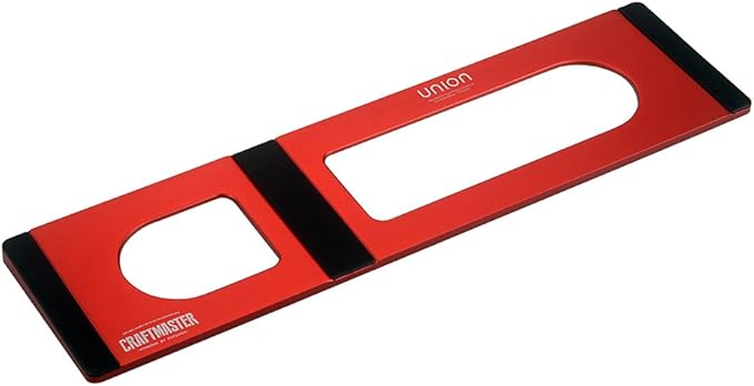 CraftMaster Union Tray for Apple Magic Keyboard and Apple Magic Trackpad 2 - Metal Dock Stand Controls Your iMac or Laptop Remotely, Premium Home and Office Accessory - Red