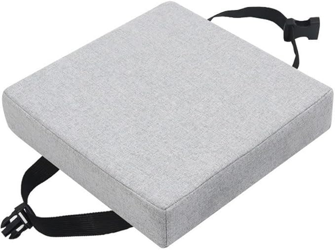11/12/14/16 Inch Stool Cushion Square with Ties, Non-Slip Square Seat Cushion for bar stools with Machine Washable Cover(2,14x14x2in/35x35x5cm)