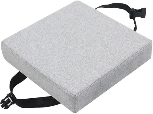 11/12/14/16 Inch Stool Cushion Square with Ties, Non-Slip Square Seat Cushion for bar stools with Machine Washable Cover(2,14x14x2in/35x35x5cm)