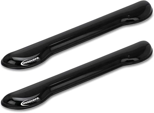 Innovera : Softskin Gel Keyboard Wrist Rest, Black -:- Sold as 2 Packs of - 1 - / - Total of 2 Each