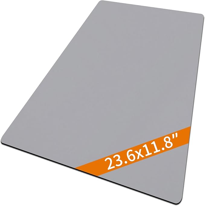 Large Gun Gleaning Mat for Pistol Rifle Shotgun, Oil-Resistant Gun Cleaning Pad, Non-Slip Waterproof Leather Workbench Mat Desk Pad for Gun Maintenance