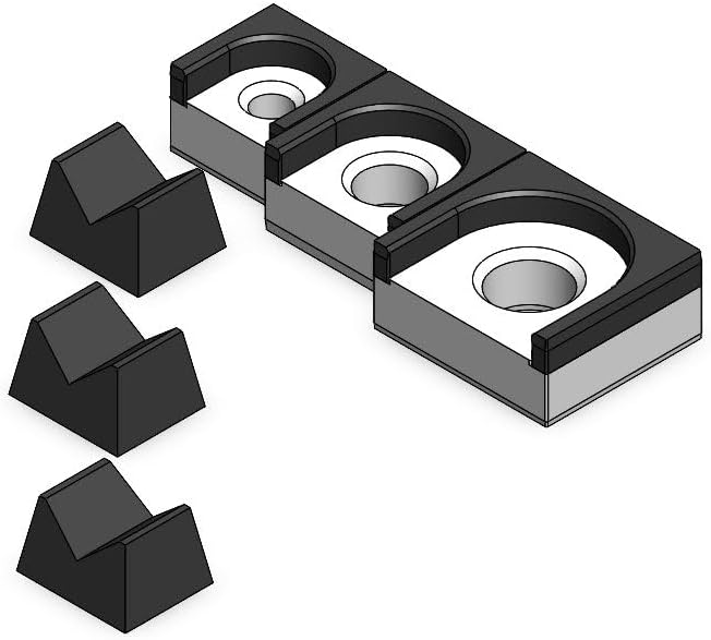 MagAttach Ratchet Organizer Kit (3 Piece Set, White/Black)