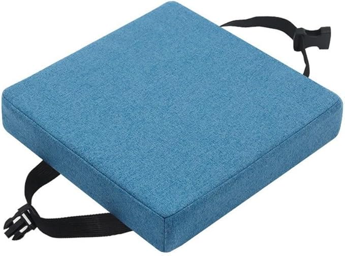 11/12/14/16 Inch Stool Cushion Square with Ties, Non-Slip Square Seat Cushion for bar stools with Machine Washable Cover(6,14x14x3in/35x35x8cm)