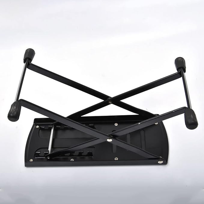 Foldable 6-Position Height Adjustable Pedicure & Manicure Foot Rest, Non-Slip Rubber Foot Stool for Comfortable Home Nail Care, Easy Toenail Trimming & Nail Art Foot Stool