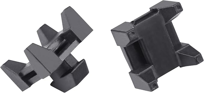 25 Pieces Plastic Cable Zip Tie Mounting Blocks, Drop-In Base Mounts for 15 or 40 Series Aluminum T-Slot Extruded Profiles Wire Management