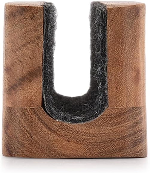 EDHAS Laptop Holder Acacia Wood Vertical Laptop Stand for Desk Compatible with Apple MacBook, Microsoft Surface, Gaming Laptops, IPad, Tablets (8" x 2.3" x 2.5")