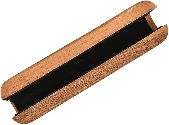 Laptop Stands Acacia Wood Vertical Laptop Stand | Space-Saving Desktop Organizer | Holder for MacBook, Dell, HP & More (8" x 2.3" x 2.5")