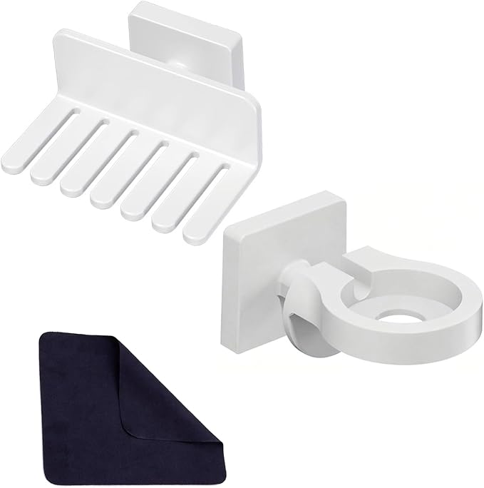 3 Pcs Watch Band Holder, Set with Phone Stand and Cleaning Cloth, Watch Band Organizer for Smartwatch Accessories, watch band storage,Ideal for Desk Display and Travel