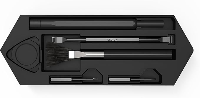 Lenovo Legion Cleaning & Tool Kit, Durable Tools to Maintain The Performance of Your Legion PC, Storage Case and Cleaning Cloth Included