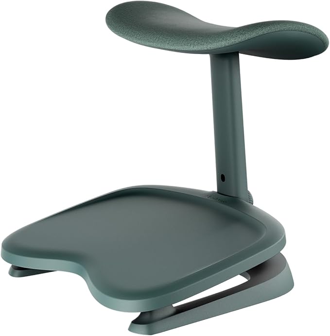 Libernovo StepSync Office Foot Rest for Under Desk at Work, Adjustable Ergonomic Footrest for Better Circulation and Versatile Comfort, Foot Stool for Home Office, Green