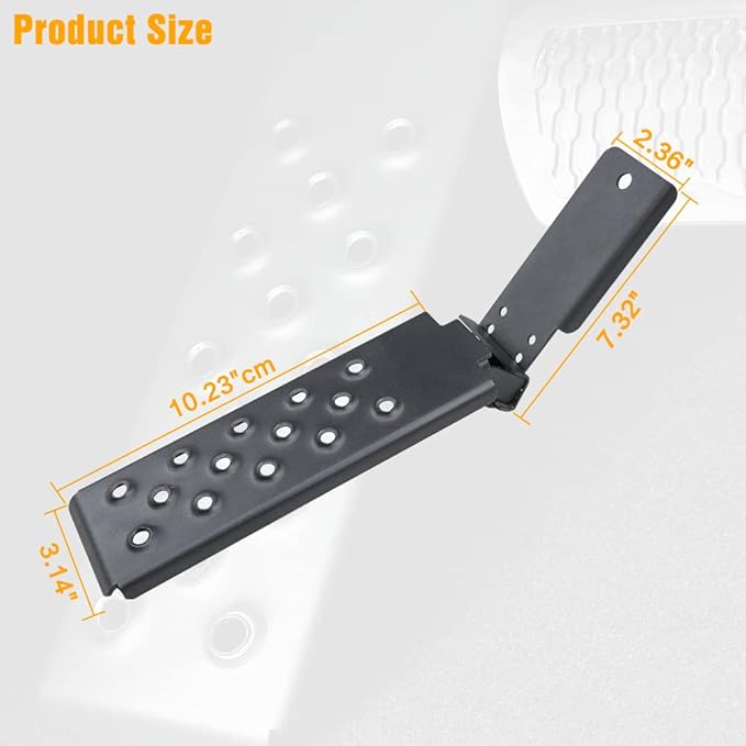 JROAD Driver Side Dead Pedal Left Side Foot Rest Kick Panel Compatible with Jeep Wrangler JL JLU 2018 2019 2020 2021 & Gladiator JT 2018-2021