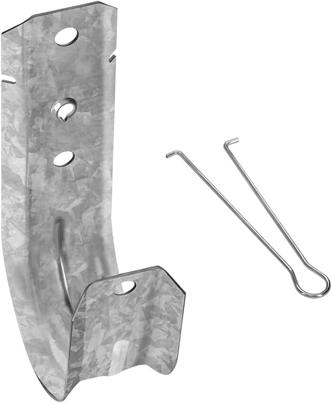 InstallerParts Cable Support Wall Mount J-Hook with Retaining Clip, 2", 50 Pcs