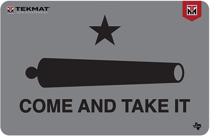 TekMat Come and Take It Cannon Mat 17"", Durable, Washable, Gun Cleaning Mat, Black