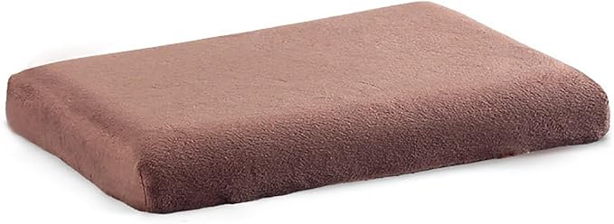 Detachable Memory Foam Seat Cushion Rectangle Bar Stool Cushions Non-Slip Dining Seat Cushion Chair Pads with Ties Kitchen Bench Stool Cushions 14"x10" Black Coffee