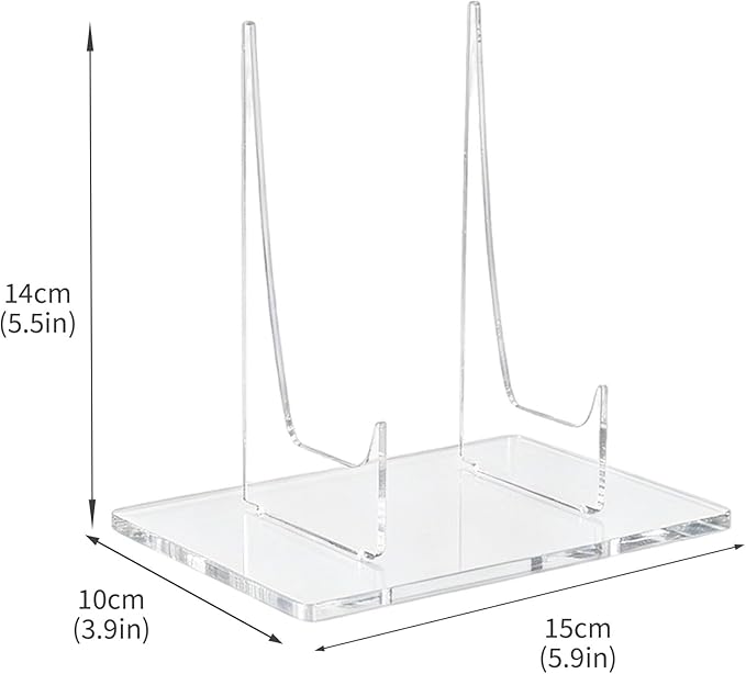 Acrylic Keyboard Display Stand Holder, Mechanical Keyboard Display Holder,Keyboard Riser Display Shelf Tray for Desk, Gaming Setup, Office or Home,1 Pack