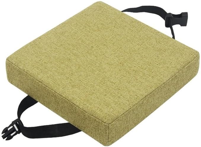 11/12/14/16 Inch Stool Cushion Square with Ties, Non-Slip Square Seat Cushion for bar stools with Machine Washable Cover(7,11x11x3in/28x28x8cm)