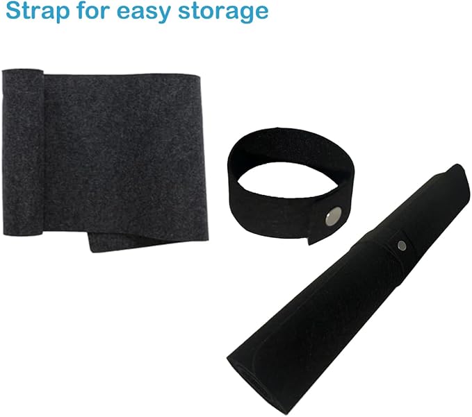 Large Felt Desk Pad Desk Protective Computer Pad Minimalistic Felt Anti-Slip Desk Mat for Keyboard and Mouse 35.43''X15.74''/90x40cm (Dark Gray)