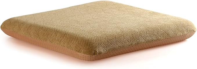 Sigmat Recliner Cushion for Elderly with Memory Foam 22x22x3 Inches Large Square Seat Cushion for Recliner Chair, Floor Pillow, Truck Seat Cushion Camel