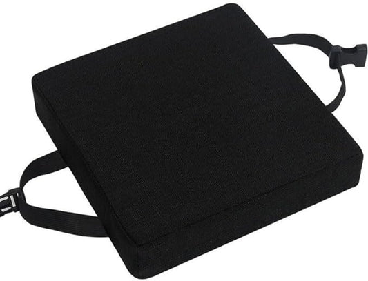 11/12/14/16 Inch Stool Cushion Square with Ties, Non-Slip Square Seat Cushion for bar stools with Machine Washable Cover(9,16x16x3in/40x40x8cm)