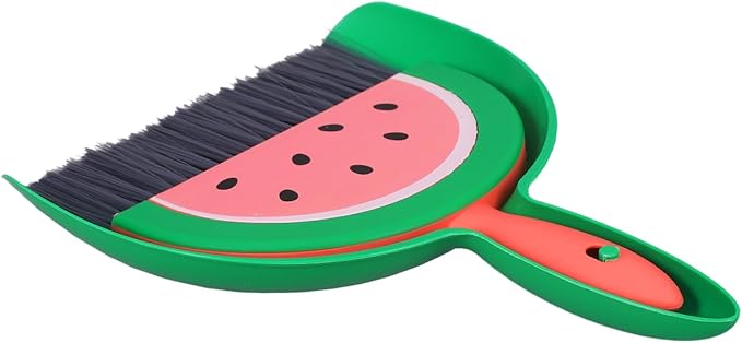 PRETYZOOM Mini Broom and Dustpan Set Lightweight Small Cleaning Kit for Desktop Car Interior Pet Hair Cleanup Compact Dustpan and Brush for Home Office Use